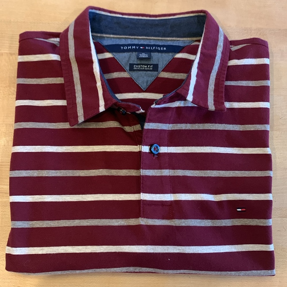 Tommy Hilfiger Cotton Jersey Striped Polo